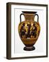 Attic Black-Figure Neck Amphora with Achilles and Ajax Gaming before Athena-null-Framed Photographic Print