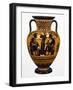 Attic Black-Figure Neck Amphora with Achilles and Ajax Gaming before Athena-null-Framed Photographic Print