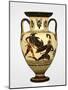 Attic Black-Figure Neck Amphora with Two Warriors Battling-null-Mounted Photographic Print