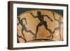 Attic Kyathos Amphora Depicting Athletes Running in a Race, Vulci Archaeological Naturalistic Park-null-Framed Giclee Print