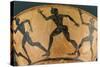 Attic Kyathos Amphora Depicting Athletes Running in a Race, Vulci Archaeological Naturalistic Park-null-Stretched Canvas