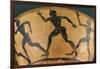 Attic Kyathos Amphora Depicting Athletes Running in a Race, Vulci Archaeological Naturalistic Park-null-Framed Giclee Print