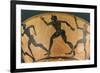 Attic Kyathos Amphora Depicting Athletes Running in a Race, Vulci Archaeological Naturalistic Park-null-Framed Giclee Print