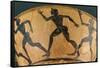 Attic Kyathos Amphora Depicting Athletes Running in a Race, Vulci Archaeological Naturalistic Park-null-Framed Stretched Canvas