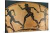 Attic Kyathos Amphora Depicting Athletes Running in a Race, Vulci Archaeological Naturalistic Park-null-Stretched Canvas