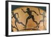 Attic Kyathos Amphora Depicting Athletes Running in a Race, Vulci Archaeological Naturalistic Park-null-Framed Giclee Print