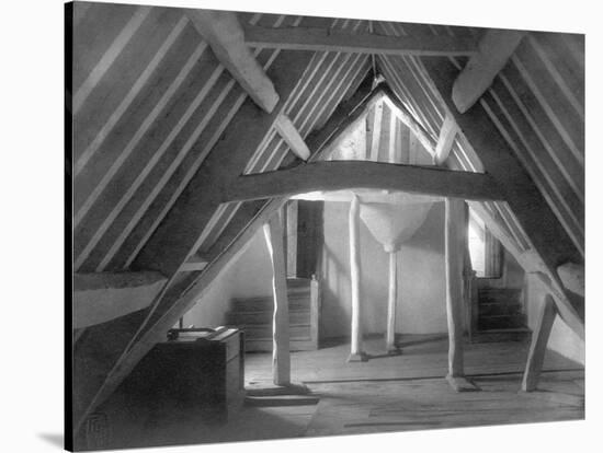 Attic of Kelmscott Manor-Frederick Henry Evans-Stretched Canvas