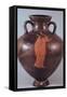 Attic Red Figure Amphora Depicting a Musician Playing a Lyre-Berlin Painter-Framed Stretched Canvas