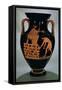 Attic Red-Figure Belly Amphora Depicting Croesus on His Pyre, from Vulci, circa 500-490 BC-Myson-Framed Stretched Canvas