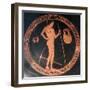 Attic Red-Figure Cup with Gymnasium Scene-Euphronios and Onesimos-Framed Photographic Print