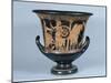 Attic Red-Figure Kalyx Krater Depicting a Hoplite Leaving for the War-null-Mounted Giclee Print