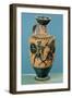 Attic Style Lekythos, Depicting Hercules and the Amazons-null-Framed Giclee Print