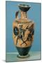 Attic Style Lekythos, Depicting Hercules and the Amazons-null-Mounted Giclee Print
