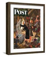 "Attic Treasure," Saturday Evening Post Cover, June 7, 1947-Constantin Alajalov-Framed Giclee Print