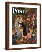 "Attic Treasure," Saturday Evening Post Cover, June 7, 1947-Constantin Alajalov-Framed Giclee Print