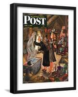 "Attic Treasure," Saturday Evening Post Cover, June 7, 1947-Constantin Alajalov-Framed Giclee Print