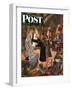 "Attic Treasure," Saturday Evening Post Cover, June 7, 1947-Constantin Alajalov-Framed Giclee Print