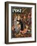 "Attic Treasure," Saturday Evening Post Cover, June 7, 1947-Constantin Alajalov-Framed Giclee Print