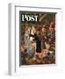 "Attic Treasure," Saturday Evening Post Cover, June 7, 1947-Constantin Alajalov-Framed Giclee Print