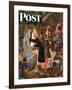 "Attic Treasure," Saturday Evening Post Cover, June 7, 1947-Constantin Alajalov-Framed Giclee Print