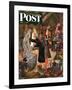 "Attic Treasure," Saturday Evening Post Cover, June 7, 1947-Constantin Alajalov-Framed Giclee Print