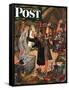 "Attic Treasure," Saturday Evening Post Cover, June 7, 1947-Constantin Alajalov-Framed Stretched Canvas