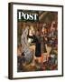 "Attic Treasure," Saturday Evening Post Cover, June 7, 1947-Constantin Alajalov-Framed Giclee Print