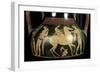 Attic White-Figure Amphora Depicting Amazons Preparing for Battle, circa 525-520 BC-Andokides-Framed Giclee Print