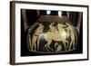 Attic White-Figure Amphora Depicting Amazons Preparing for Battle, circa 525-520 BC-Andokides-Framed Giclee Print