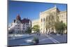 Attila Jozsef Science University in Dugonics Square, Szeged, Southern Plain, Hungary, Europe-Ian Trower-Mounted Photographic Print