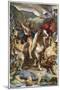 Attila King of the Huns-J.e. Delaunay-Mounted Art Print