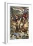 Attila King of the Huns-J.e. Delaunay-Framed Art Print