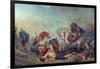 Attila the Hun, Followed by His Barbarian Hordes, Trampling Italy and the Arts Underfoot-Eugene Delacroix-Framed Giclee Print