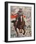 Attila the Hun Raising Aquila to the Ground-Tancredi Scarpelli-Framed Giclee Print