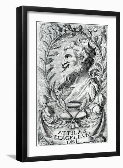 Attila the Hun-null-Framed Giclee Print
