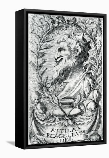 Attila the Hun-null-Framed Stretched Canvas