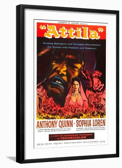 Attila-null-Framed Art Print