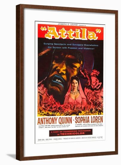 Attila-null-Framed Art Print