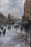 A Paris Street-Attilio Pratella-Giclee Print