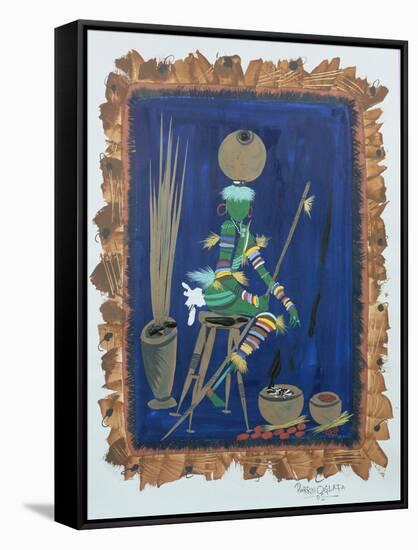 Attired Trader, 2008-Oglafa Ebitari Perrin-Framed Stretched Canvas