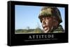 Attitude: Citation Et Affiche D'Inspiration Et Motivation-null-Framed Stretched Canvas