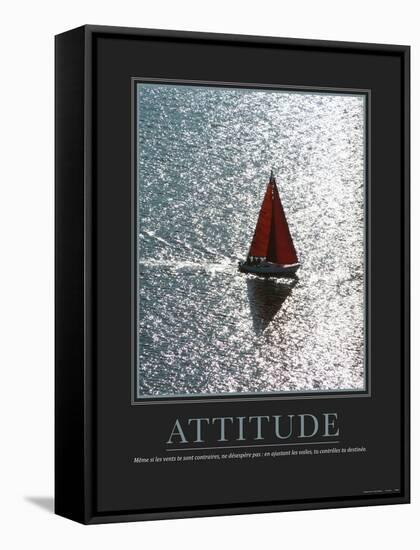 Attitude (French Translation)-null-Framed Stretched Canvas