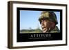 Attitude: Inspirational Quote and Motivational Poster-null-Framed Premium Photographic Print