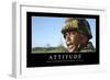 Attitude: Inspirational Quote and Motivational Poster-null-Framed Premium Photographic Print