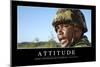 Attitude: Inspirational Quote and Motivational Poster-null-Mounted Premium Photographic Print