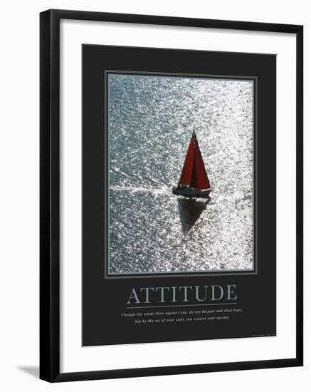 Attitude: Sailing-null-Framed Art Print