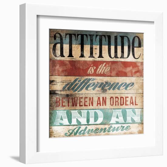 Attitude-Jace Grey-Framed Art Print