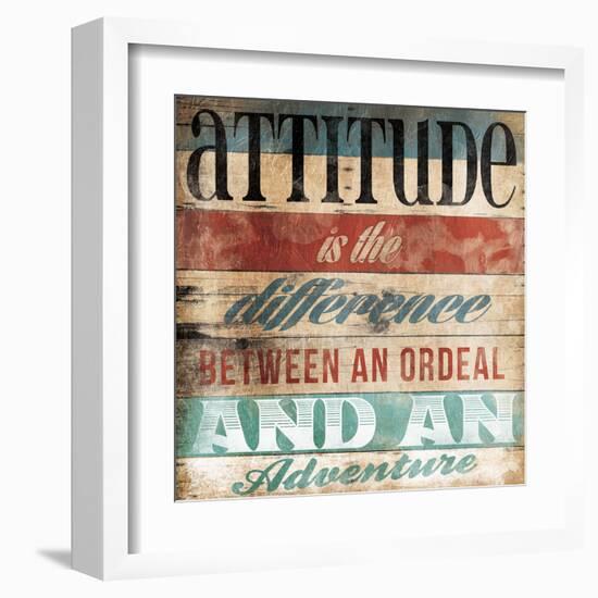 Attitude-Jace Grey-Framed Art Print