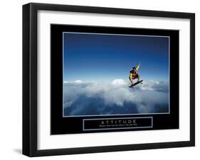 Attitude-null-Framed Art Print