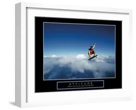 Attitude-null-Framed Art Print